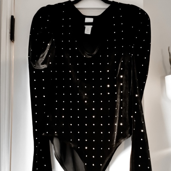 H&M Rhinestone Bodysuit - Picture 3 of 4